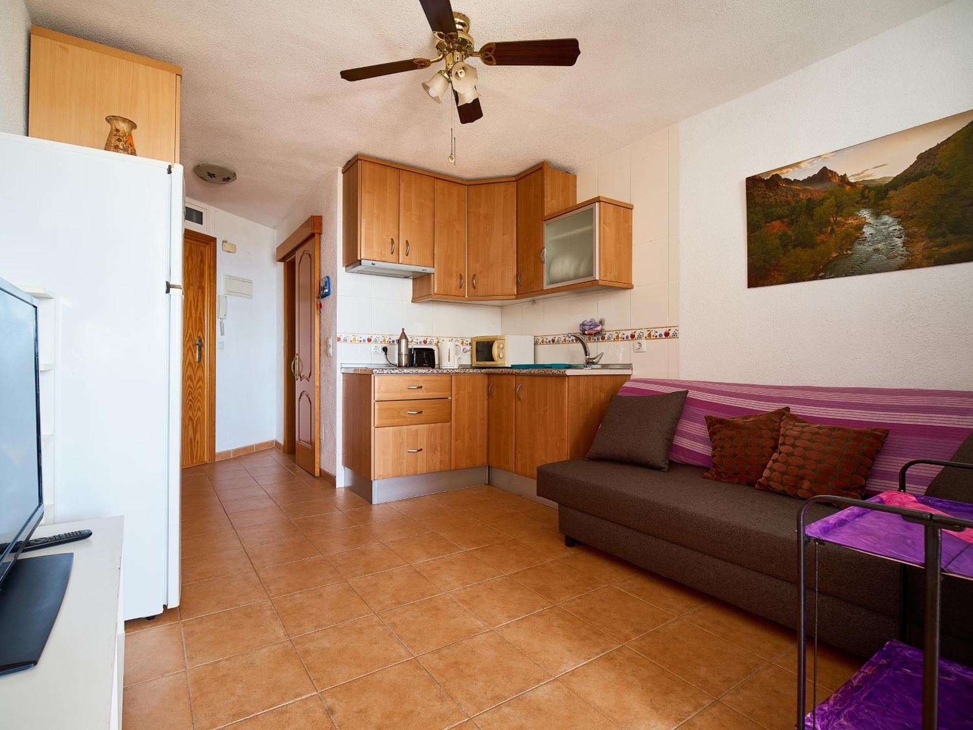 Lovely Studio With Seaview 700M From The Beach La Cala Del Moral Zewnętrze zdjęcie
